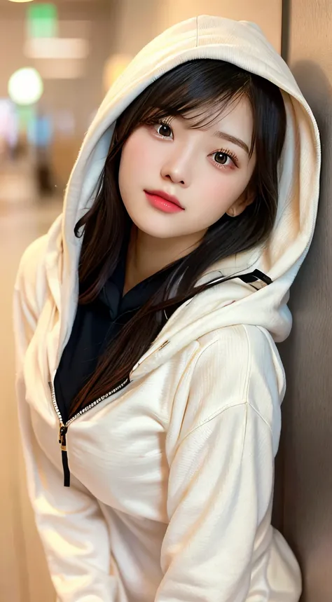 Close up portrait of woman in hoodie posing for photo, beautiful Korean women, Gorgeous young Korean woman, Korean Girl, girl wearing hoodie, Beautiful Asian Girl, Beautiful young Korean woman, gorgeous chinese model, black haired girl wearing hoodie, girl...