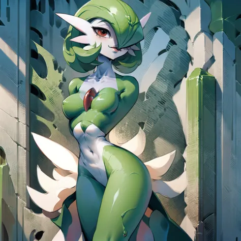 Personaje Gardevoir de pokemon, desnuda cuerpo sexy,  (NSFW)