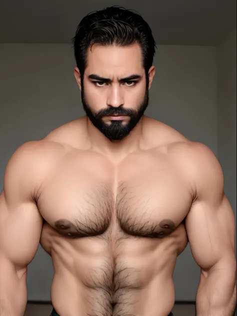 man, Beautiful detailed muscles, piel brillante, Dramatic lighting, intense facial expression, Cuerpo fuerte, dynamic  pose, Estilo realista, colores vibrantes, alto contraste, Professional Photography