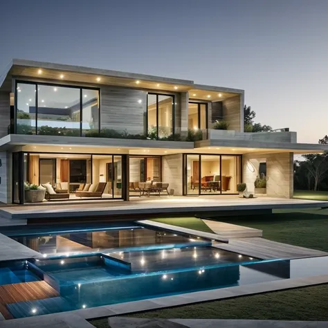 a modern villa