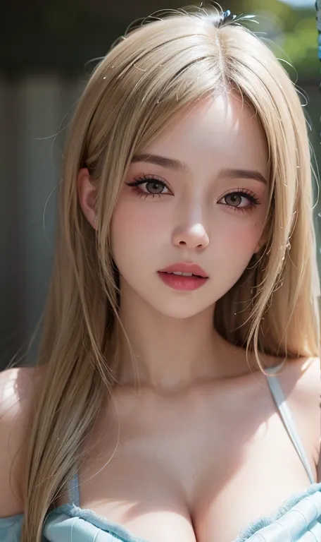 (8k, RAW photos, highest quality, high resolution:1.1), (hyperrealistic:1.4),(realistic, photorealistic:1.3), soft light,girl,realistic face,realistic body,realistic skin,absurdity,masterpiece,(cute:1.8),(big:1.2),sexual expression,blusher,off-shoulder kni...