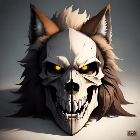 image with the “dwolf” logo, wolf skull, slogan “fuck your excuses”