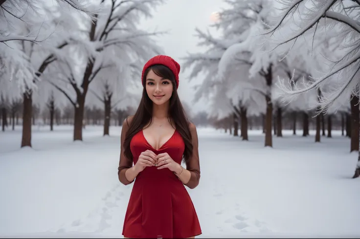 (best quality, highres, ultra-detailed), a girl in the winter night, ((full-body view:1.4)), (((1girl))),(((solo))),(((a girl alone))),(18years old),[the face is combination of (((irene1:1.2))) and (((Excella_er5:1.2)))],(sharp focus:1.5),beautiful detaile...