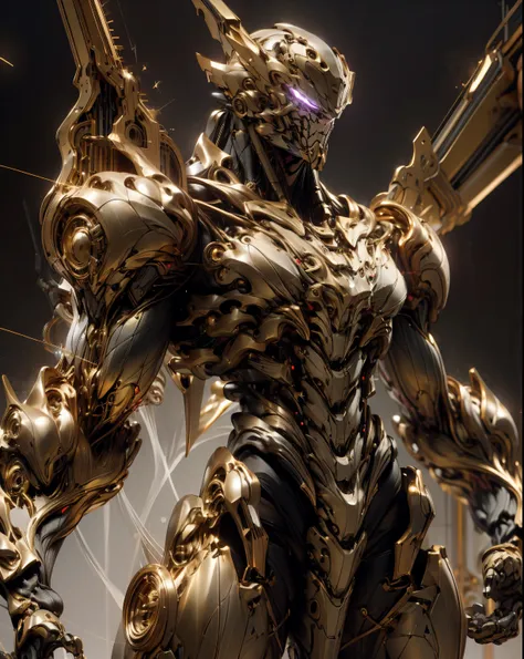 sagittarius golden saint seiya weairing spiderman suit，full body like，combats，close-up，of a real，facial features are carefully d...