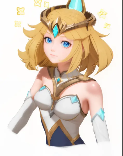 ((3D renderer)), hd, best Quality, ultra detailed, HDR, high Quality, a cartoon drawing of a woman with a hat and a sword, knights of zodiac girl, portrait knights of zodiac girl, lux from mobile legends, from mobile legends, the goddess artemis smirking, ...