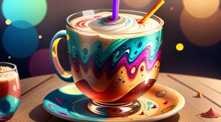 (abstractpatternstyle drink:1.0) in a (abstractpatternstyle cup:0.9)
colorful particles