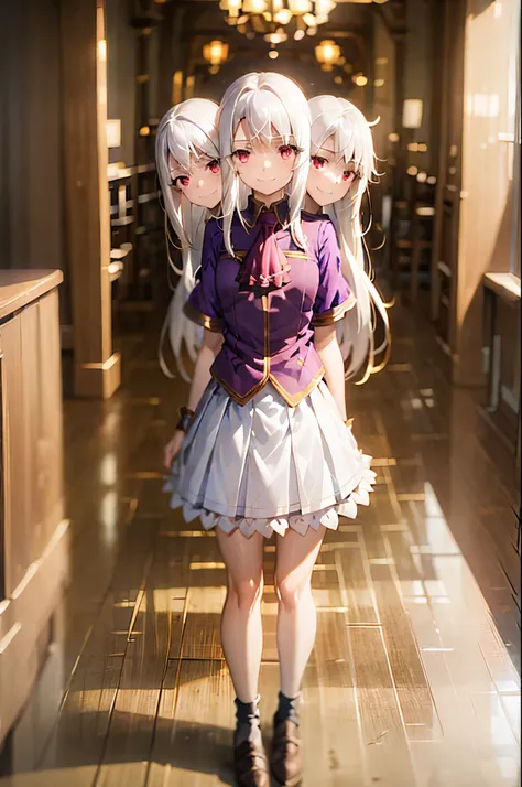 (3heads:1.6), best quality, (masterpiece:1.2), highly detailed,
fate/stay background, indoors,
illyasviel von einzbern ubw,
1gir...