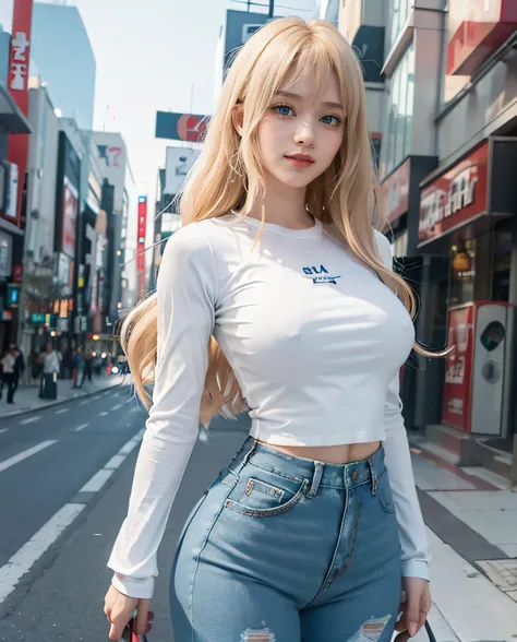 1girl, (Blue eyes), (Smile), (Sana Minatozaki), wide hips, Big Boobs, big ass, round butt, (Best Quality, 8k, Masterpiece: 1.3), perfect hands, Clear Focus: 1.2, Perfect Body Beauty: 1.4 , Slender Abs: 1.2, Highly detailed face and skin texture, detailed e...