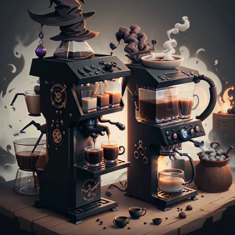 WitchcraftPunkAI 
coffee machine