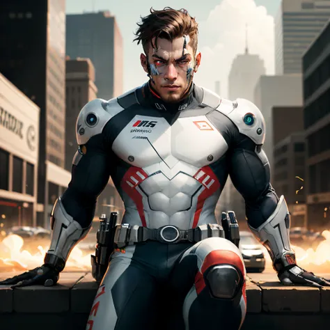 Cyborg man racer