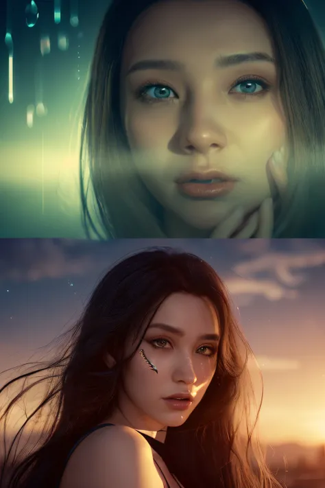 (a girls:1.2),(The scenery reflected in the eyes of a crazy person:1.5),(super long hair:1.5),
extremely detailed CG unity 8k wallpaper