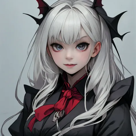 Vampire girl，Cute and sinister，Q version