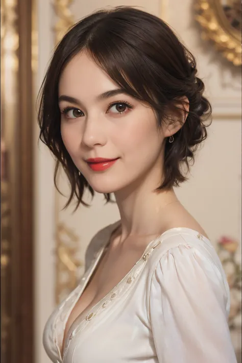 108
(a 20 yo woman,is standing), (a hyper-realistic), (high-level image quality), ((beautiful hairstyle 46)), ((short-hair)), (g...