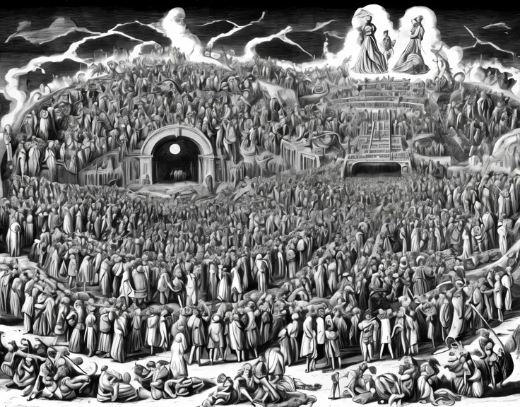 The 3rd circle of hell as described in Dante’s inferno