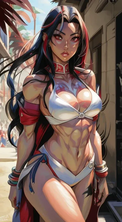 there is a woman in a bikini posing for a picture, feito com anime painter studio, pintado em anime painter studio, mulher bonita sedutora do anime, menina anime sedutora, arte de anime digital, Artgerm extremamente detalhado, arte de anime digital detalha...