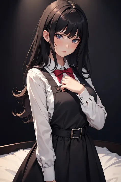 ((masterpiece,best quality)), highres, extremely detailed 8K wallpaper, depth_of_field, best shadow, (Colorful),(Delicate eyes and face), nice hand, Perfect hands, (no lighting), Ray tracing, BREAK
(1girl), touko, long hair, black hair, gray eyes, slender,...