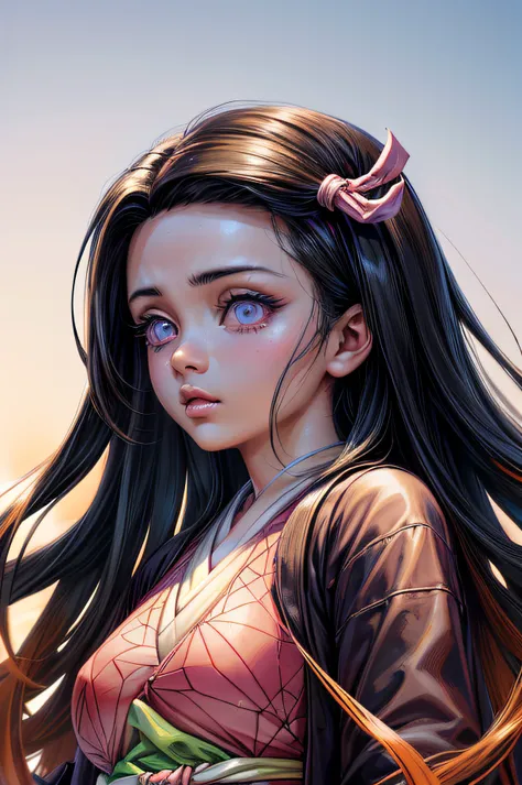 (Ultra Real), (Illustration), (High Resolution), (8K), (Very Detailed), (Best Illustration), (Beautiful Detailed Eyes), (Best Quality), (Ultra Detailed), (Masterpiece), (Wallpaper), (Detailed Face), Night Up Upper Body, Ice Cream,Long Hair,Solo,Simple Kimo...