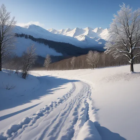 Winters，nevando，Back Shadow