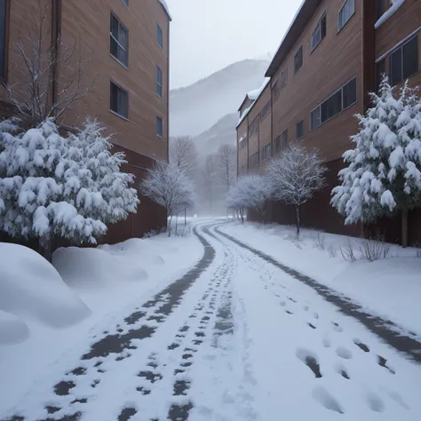 Winters，nevando，Back Shadow