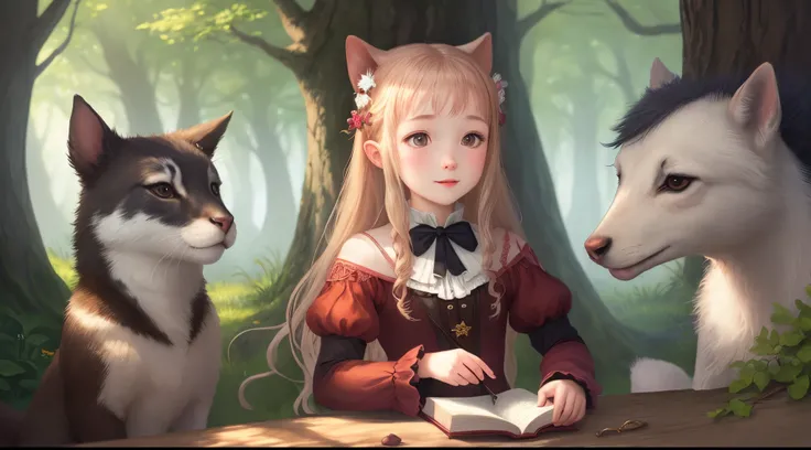 A fairy tale about a girl who talked to animals