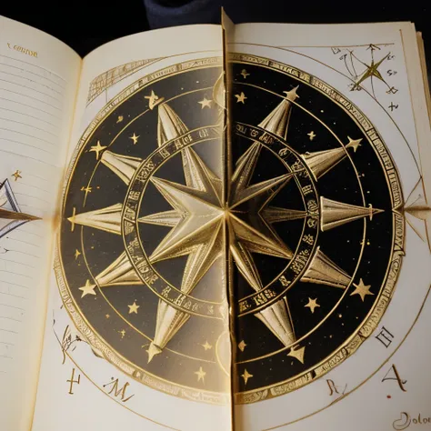 Photo réaliste du signe astrologique Gémeaux sur le theme fantastique