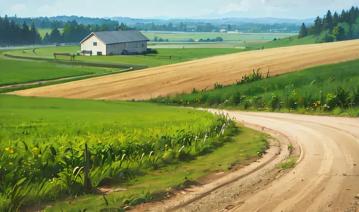 nostalgic corn field