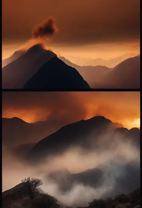 Mount Sinai was completely enveloped in smoke...。For the Lord descended upon the mountain in fire..。Smoke rises like smoke from a furnace、The whole mountain shook violently。