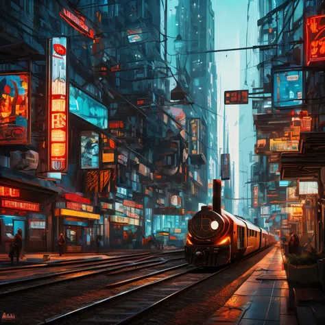 The best images, (8K, RAW photogr, actual), trains, the milky way express, futuristic vehicle, Transformers steel train，optimus prime train，Lite version, iridescent metal plating, Detailed and delicate depictions and gorgeous and dynamic painting technique...