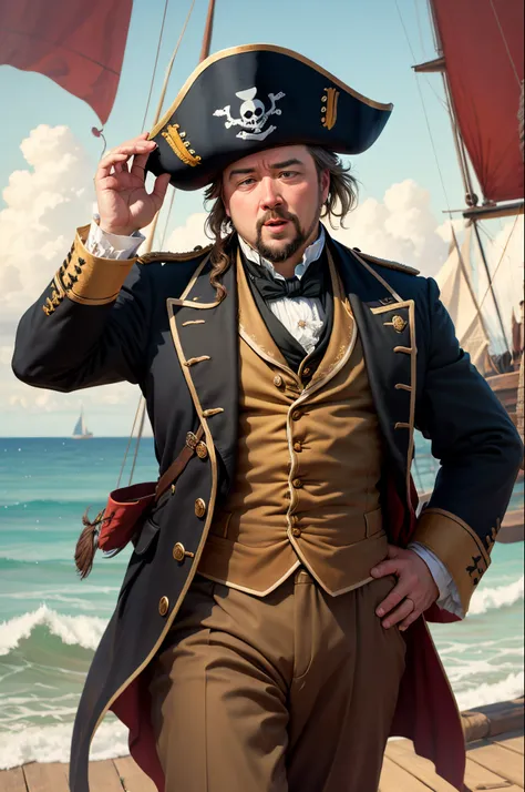 Charles Spurgeon as a pirate