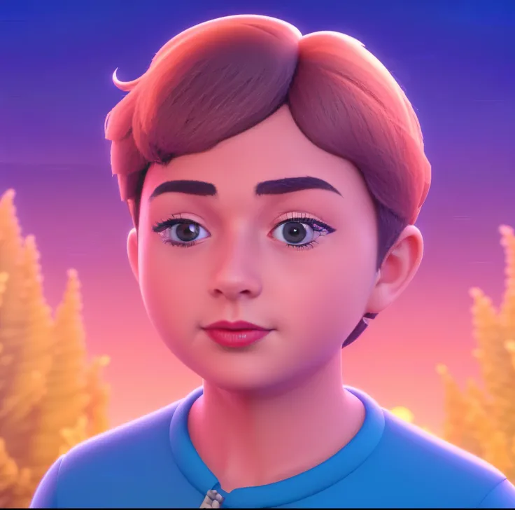 a cartoon boy with a blue shirt and brown hair, stylized 3 d, animation style render, stylized as a 3d render, close up character, stylized 3d render, stylized character, small character. unreal engine 5, 3 d render stylized, 8k portrait render, soft portr...