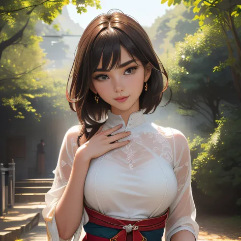 (Extremely detailed 8k wallpaper:2), (photo:2), (soigne Beautiful girl:2), (gives a lecture to friends:2), detailed (Face and eyes), (hyper realistic:1), (highly detailed:1), (epic realistic:1), rim light, (maximum details:1), cozy, (fullbody:1.3), (lookin...