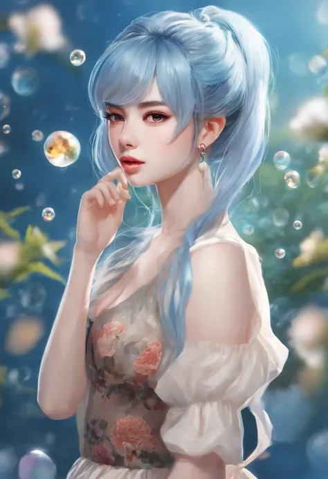 (masterpiece), (best quality), (ultra detailed),(disheveled hair),(illustration), (1girl), (Fashionable clothing), standing, Fashion model, looking at viewer, (interview), (simple background),beautiful detailed eyes, delicate beautiful face, Floating,(high...