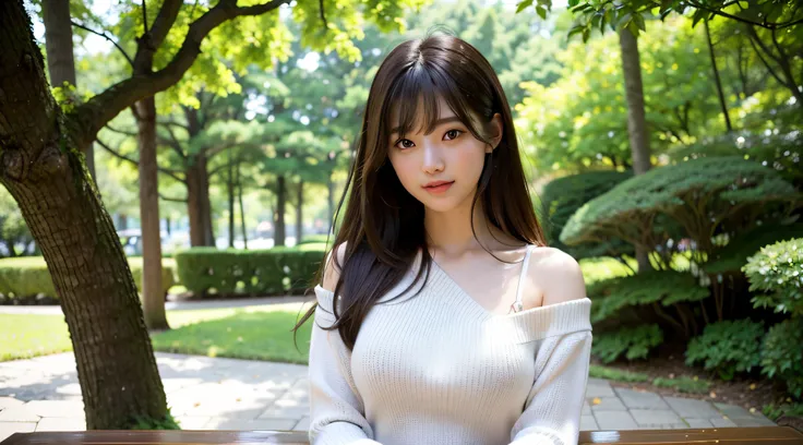 (RAW photogr, Best quality at best), (actual, 真实感:1.3), On the table, Extremely Delicately Beautiful, softlighting, (Brown hair, Shoulder-length straight hair swaying in the wind), By bangs, Beautiful Meticulous Girl, (detailed finger), Extremely detailed ...