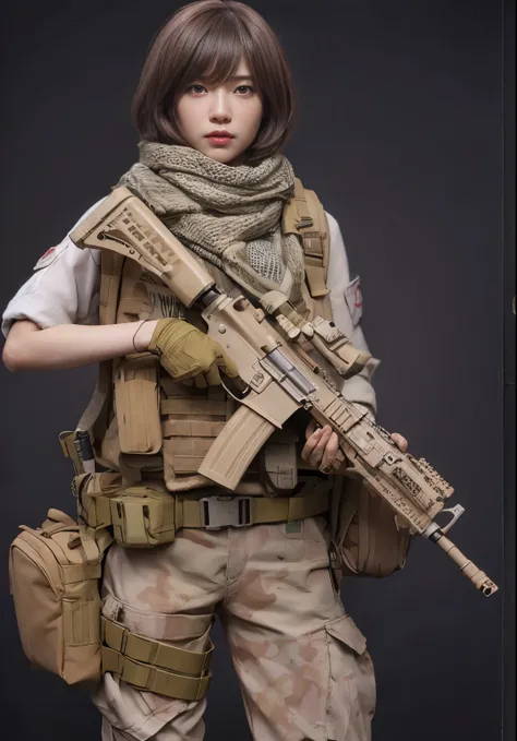 Realistic skin textures、Realistic skin textures、automatic rifle