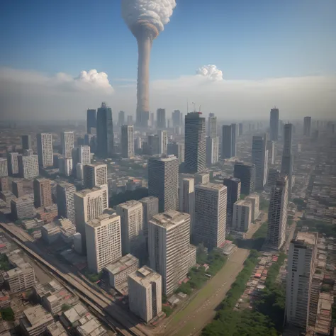 Jakarta City 10 years after nuclear war.