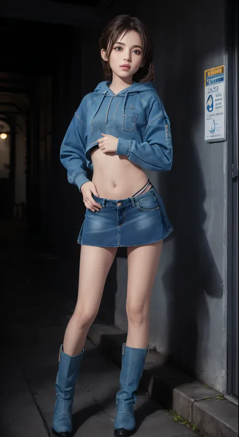 ((wide open abdomen))、((open abdomen))、((wide open navel))、((open navel))、((Bare belly))、((Midliff Hoodie))、((Midliff Hoodie))、((Ultra-low rise、Denim Mini Skirt))、((Ultra-low rise、Denim Mini Skirt))、((Ultra-low rise、Denim Mini Skirt))、 ((Navel Ejection))、(...