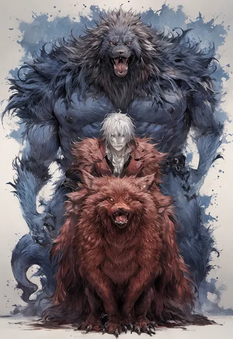 monster, dynamic, howl, sadness