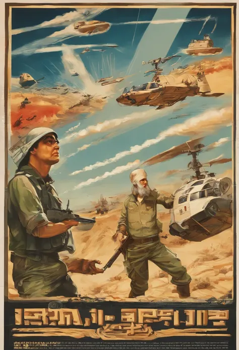 conflicting composition、war between israel and palestine、Gaza Strip、Hamas、Make conflict easy to understand、caricature、America supports Israel、Iran supports Palestine、China controls everything