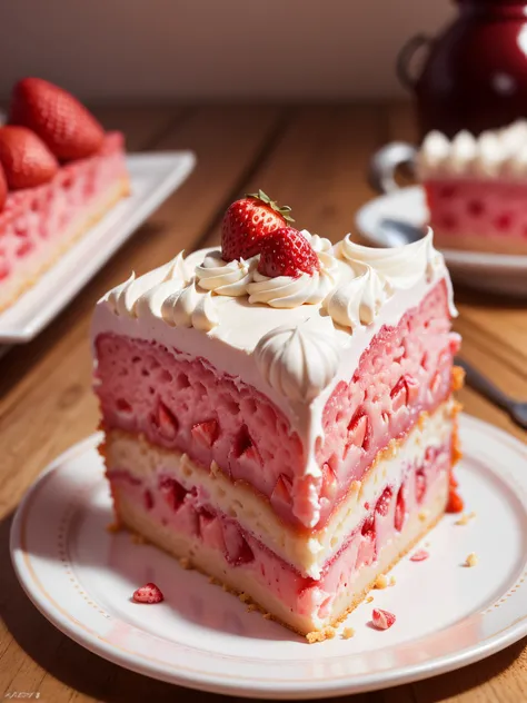 a piece of strawberry cake UHD --auto --s2