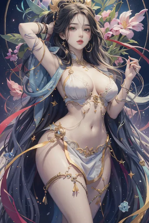 （tmasterpiece，top-quality，Best quality，offcial art，Beautiful and beautiful：1.2），（1 plump girl），The content is very detailed，Colorful，The most detailed，offcial art，Unity8k wallpaper，ultra - detailed，Beautiful and beautiful，Big breasts are beautiful，tmasterp...