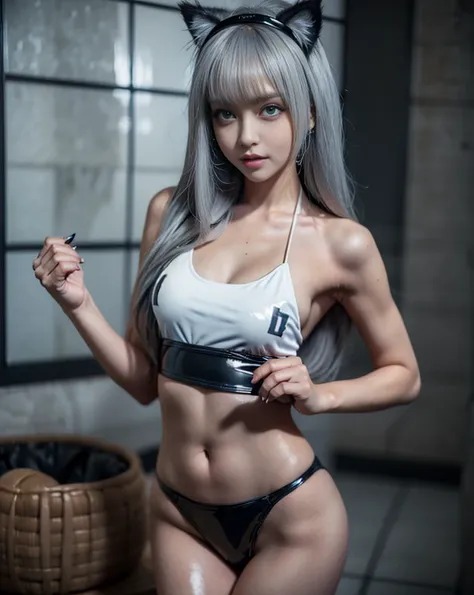 Masterpiece, 8K, photorealistic, ultra realistic, 
_ the most beautiful, (Japanese idol, sexy), 22 years old, (medium large Breasts:1.3), cleavage, lean but curvy body, slender waist, round hips, toned thighs, toned arms, (baby face, small face, small lips...