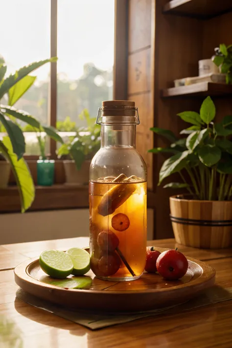 Traditional Chinese medicine drinks，Plastic bottles，Domestic products, young trend，Product photography，wolfberry，Jujube