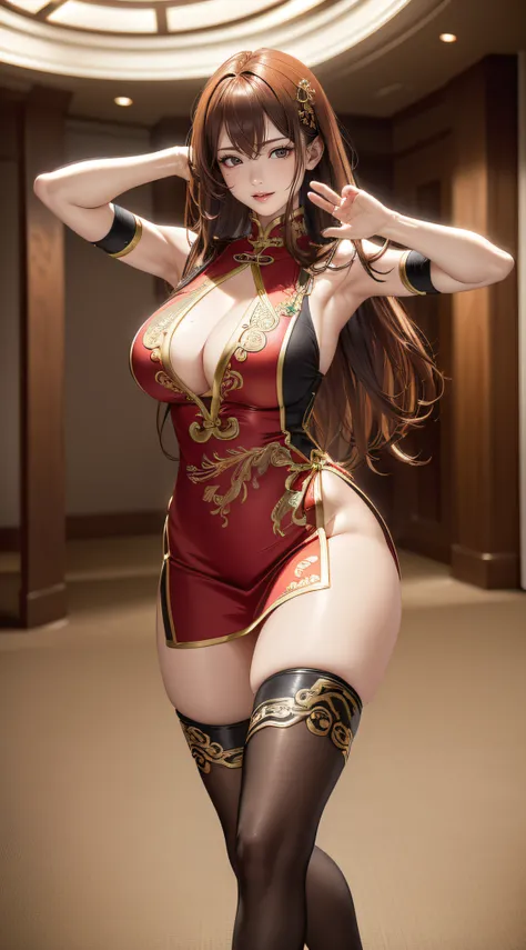 (kung fu pose:1.2),(ultra detailed skin),curvy,petite,beautiful breasts,large breasts,pale skin,pointy breasts,erect nipples,(fantasy art,Highest image quality,Hyperrealist portrait,(8k),ultra-realistic,best quality, high quality, high definition, high qua...