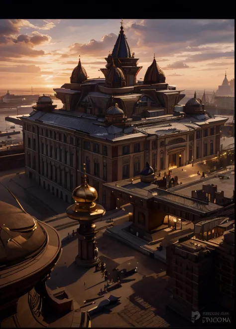 Strusture Resembles to The House of the Government of the Russian Federation, towering structure, elegant desig, realistic, 32k.