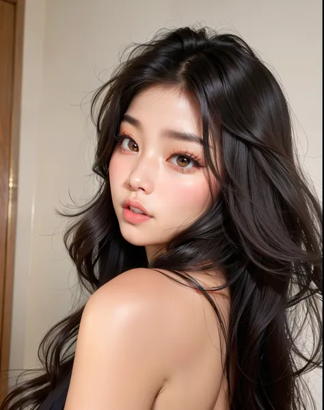 there is a woman with long black hair posing for a picture, maquiagem sul-coreana popular, jennie blackpink, Mulher sul-coreana bonita, menina coreana, maquiagem coreana popular, mulher coreana jovem bonita, linda mulher coreana jovem, young adorable korea...