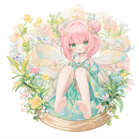 (PastelColors:1.3)、(Cute illustration:1.3)、(watercolor paiting:1.1)、
Detailed background、1girl in、Smile with open mouth、Beautifully detailed、Moya、colourfull、marble、Particles of light、patterns、
Detailed drawing、Vibrant colors、striking contrast、intricate det...