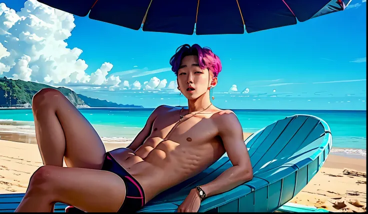 Do BTS&#39;s Hoseok on the beach