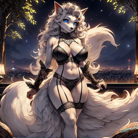1girl (((Made by Complextree))), (Alolan Ninetales), ((solo)), ((big and firm breasts, antrum, extremely detailed, extremely detailed legs, extremely detailed arms, extremely detailed face, perfectly detailed eyes,perfectly detailed anatomy, Curly hair, We...