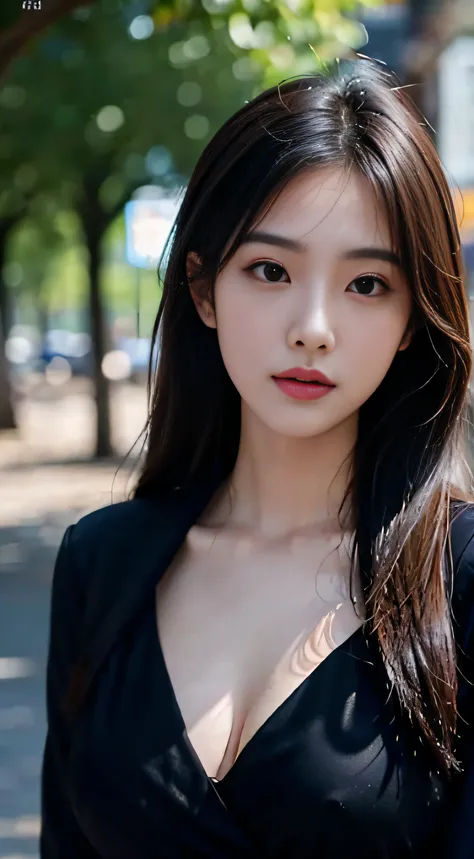 Slender Asian girl, kpop idol, ((school uniform)), ((top quality, 8k, masterpiece: 1.3)), crisp focus: 1.2, beautiful woman with perfect figure: 1.4, ighly detailed face and skin texture, detailed eyes, skinny, beautiful face, symmetrical face, full-length...