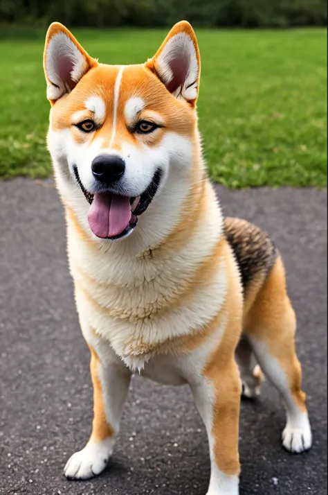 a Dog　Shiba dog